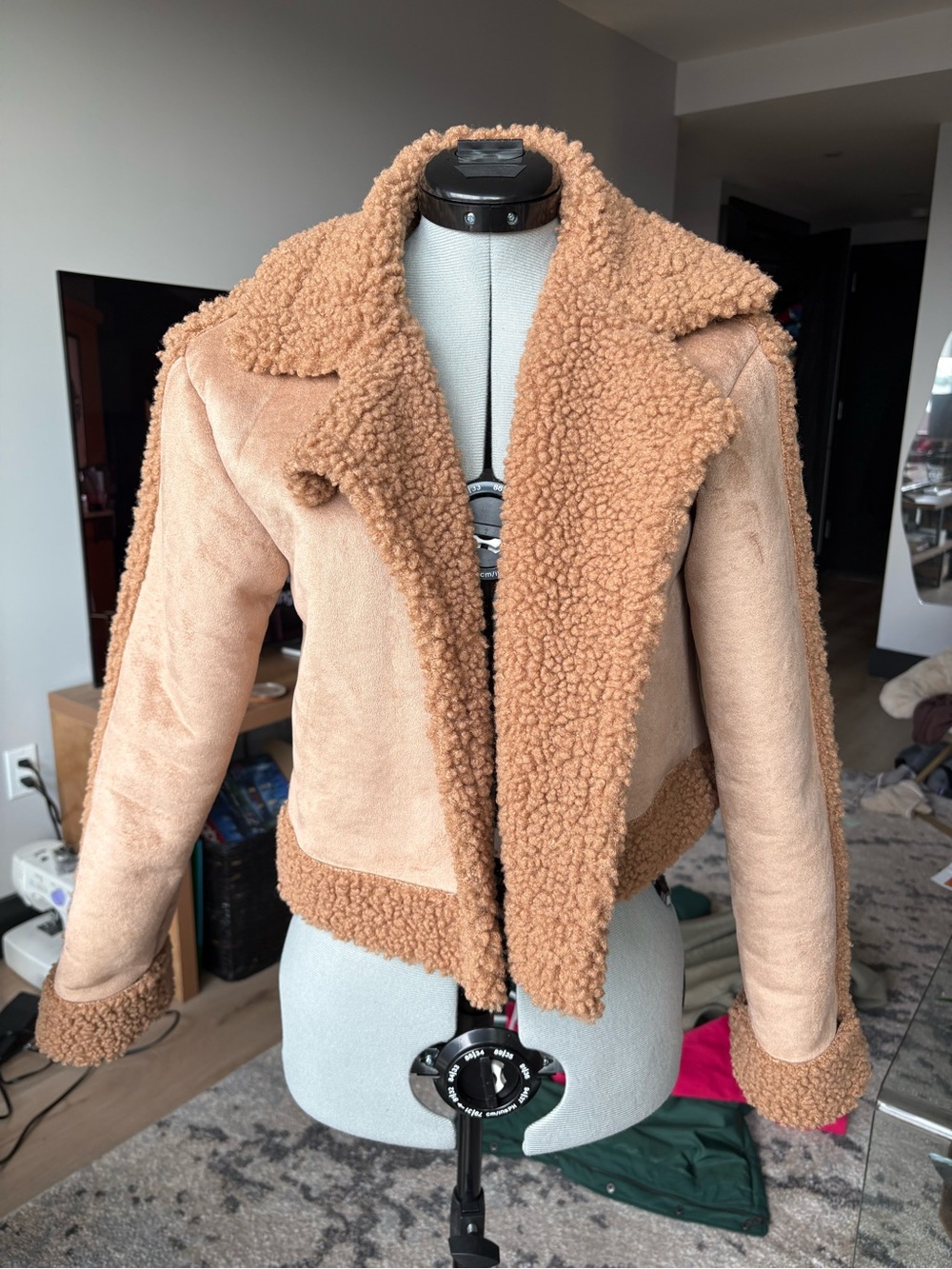 wild fable Tan Teddy Sherpa Jacket
